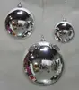 Cheap LARGE SHINY SILVER 200MM PLASTIC CHRISTMAS BALL 8" DIAMETER OUTDOOR ORNAMENT