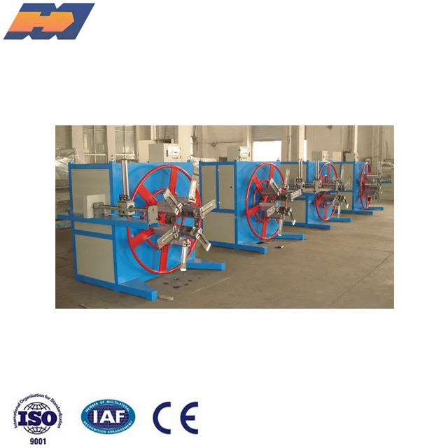 
Advanced technology double disk plastic pipe coiler winding machine sealing strip winder 
