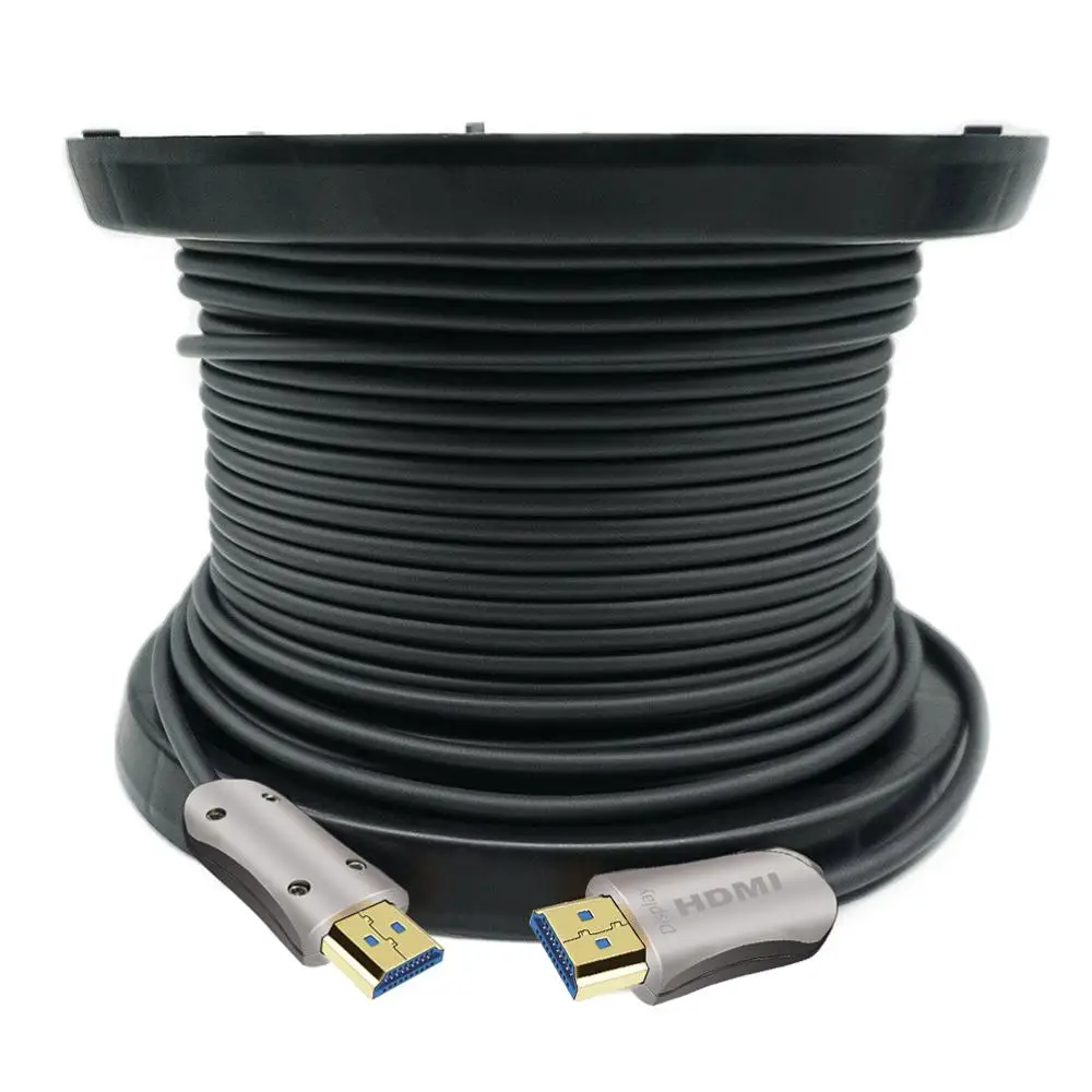 

Fiber HDMI CABLE(Optical Fiber Transmission), Optoelectronic Hybrid; Metal Shell, 4K@60Hz, 18Gbps, HDMI 2.0, 50m, 100m, 150m, N/a