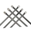 Plastic hooks PVC coated wire releasable stainless steel cable tie