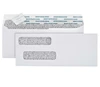 500 Self Seal Double Window Security Check Envelopes | Designed For Laser Printed Business Checks Self Sealing (3 5/8 X 8 11/16)