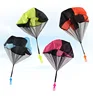 Wholesale Hand Throwing Mini Play Parachute Paratrooper Outdoor Games Children Educational Toys with Figure Soldier for Kids