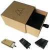 Custom slide open packaging brown kraft paper gift box