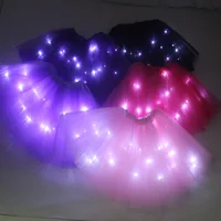 

Hot Sale Children Dance Wear Latest Professional LED Lights Tutu Skirt For Girls