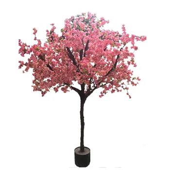 Wind Resistant Large Outdoor Artificial Trees Artificial Cherry Blossom ...
