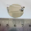 Silver Color 27MM Round Brooch Base Safety Pin for wholesale with high quality In Bulk Price
