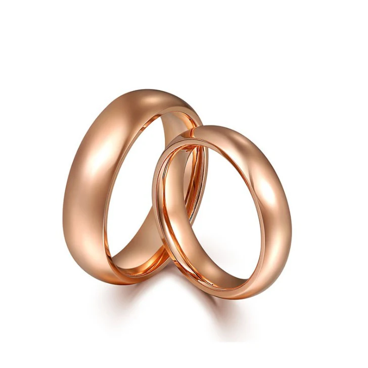 

Wholesale Hot Selling 18K gold Couple Set Wedding band Ring engagement Ring, Rose gold/yellow gold