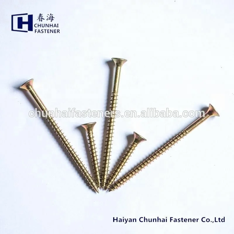 
DIN7505 double countersunk pozi chipboard screw confirmat furniture wood screw 