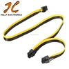 18 AWG Video Graphics Card Power Cable 8pin to Dual 8 pin 6+2 pin Male PCI-E New Express Cable Power Splitter For BTC