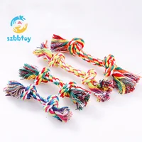 

Puppy Dog Pet Cotton Toys For Small to Medium Dogs knot rope dog chew toy