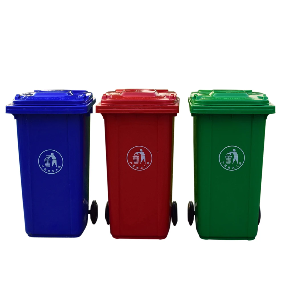 Promotional Price Hdpe 240l Outdoor Wheel Plastic Eco-friendly Dustbin ...