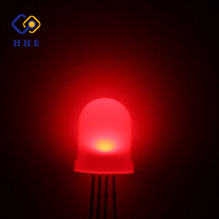 Color Changing 8mm Round Multicolor Rgb Led Diode Common Cathode Buy 8mm Led Light Emitting