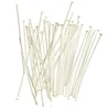 Silver Tone Head Pins for Jewelry Making Earrings Many Sizes