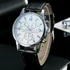 Hot selling three sub-dial chronograph look wrist watch men watch mw135