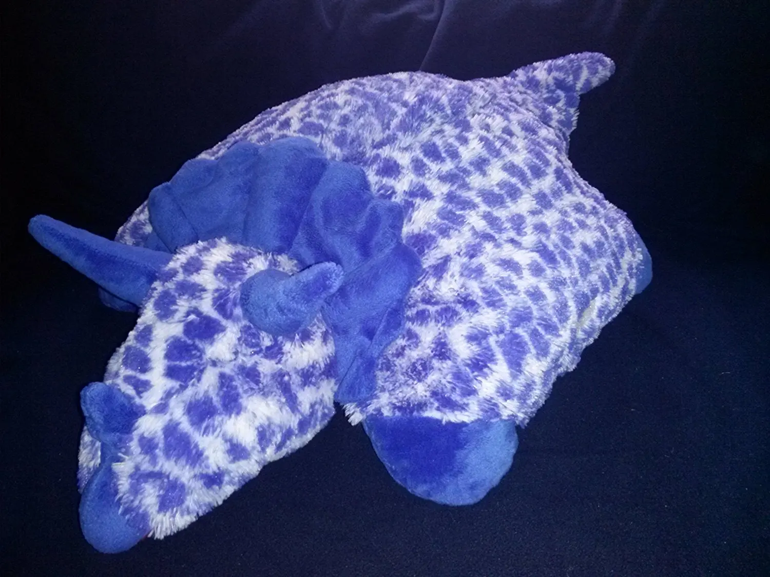 blue dinosaur pillow pet