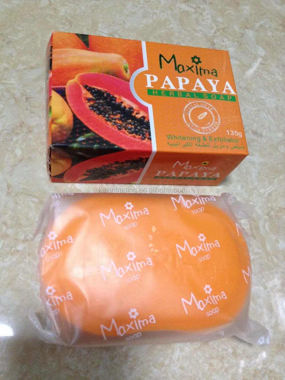 Maxima Papaya Herbal Soap,Papaya Extract Whitening Fruit Soap