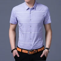 

Men's pure cotton non-iron short sleeve shirt