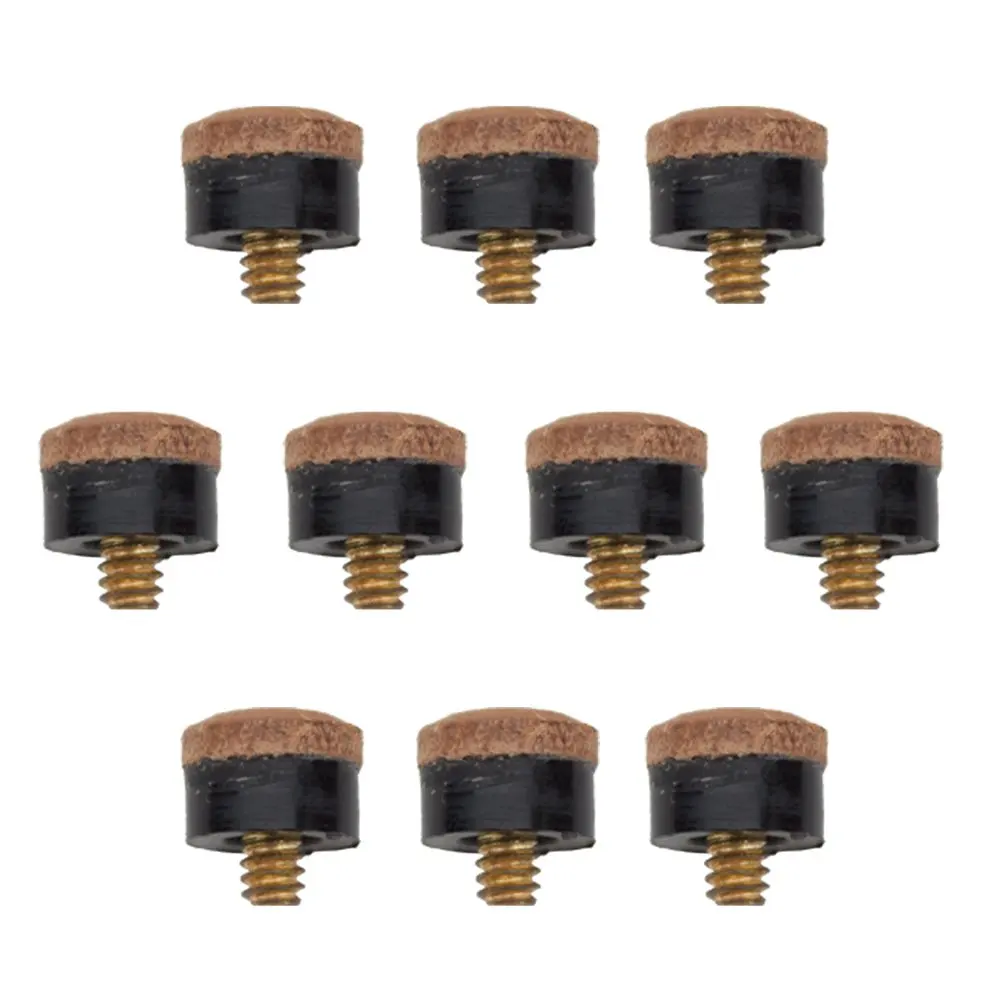 pool cue tips 5 x 12mm Peradon screw in snooker