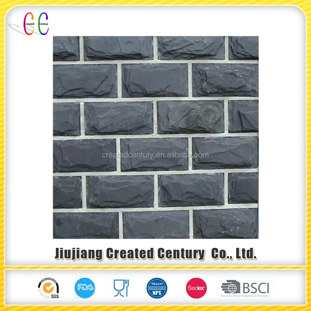 
Mushroom slate stone for wall 