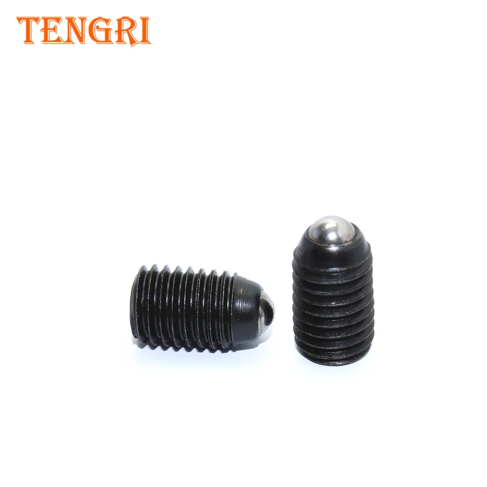 
M3 M5 M6 carbon steel black finish Spring Plungers Swivel Ball Bearing Point Set Screw 