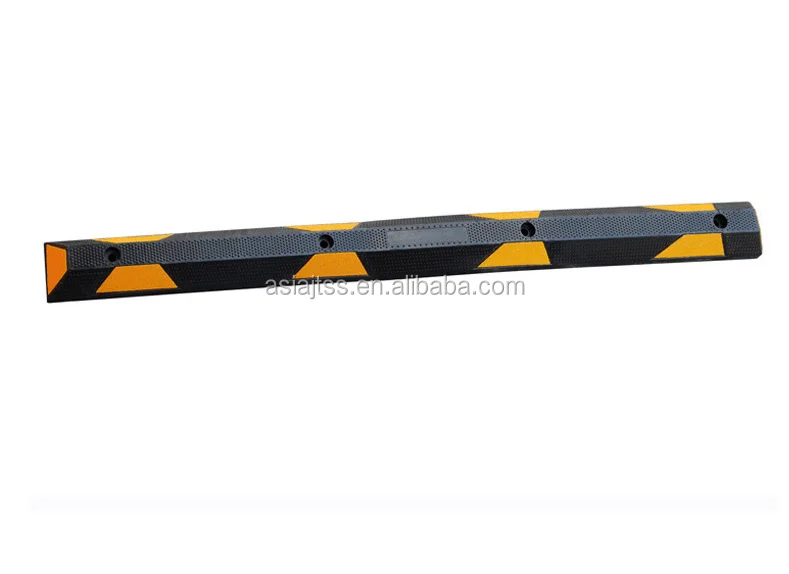 Top Quality 1650/ 1830 mm Rubber Garage Car Ramps Parking Wheel Stop