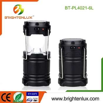 Factory Hot Sale 3 Aa Battery Powered 6 Led Solar Rechargeable Multi