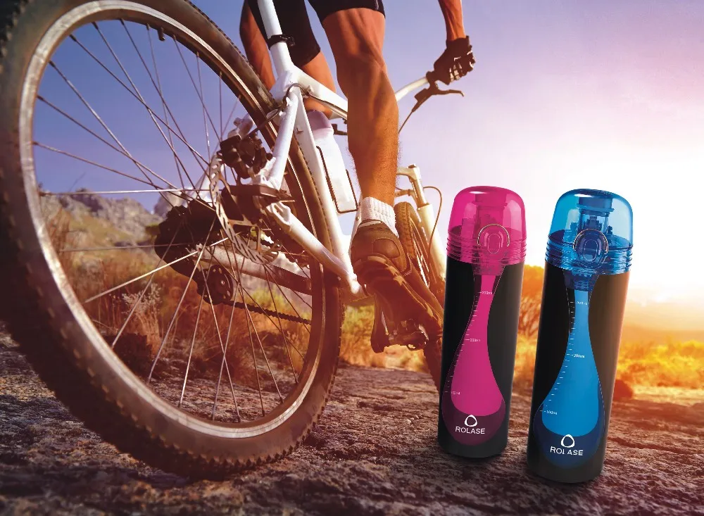 Haixing new style Rolase Tritan Sport Bottle Dual Colour Portable Water Bottle