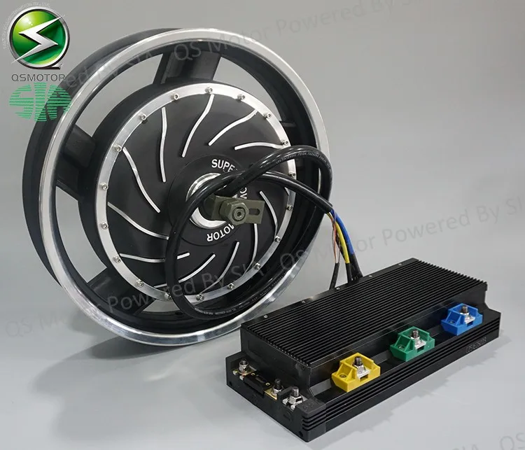 Qs Motor 16inch 8000w Electric Motorcycle Kit / E Motorcycle Kit