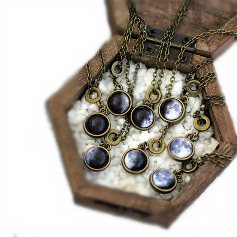 

Birth Moon Necklace Moon on your Custom Moon Phase Birthday Necklace jewelry