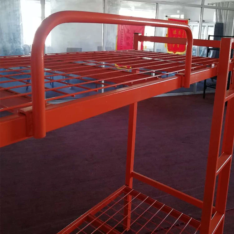 school furniture metal bunk bed steel student dormitory bed