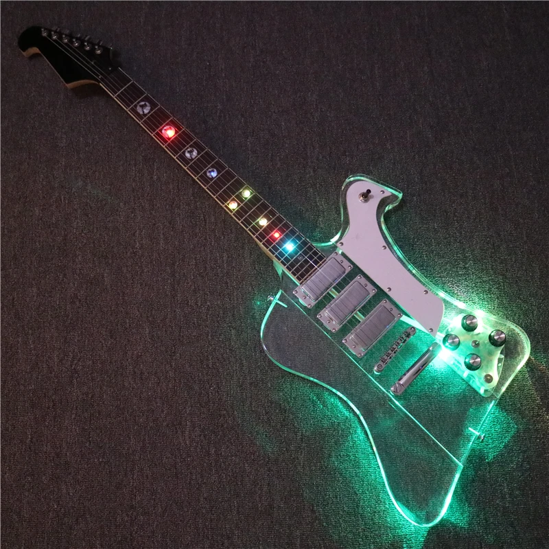 

Afanti Music FB series Acrylic Body Electric guitar with Changing LED lights (PAG-140)