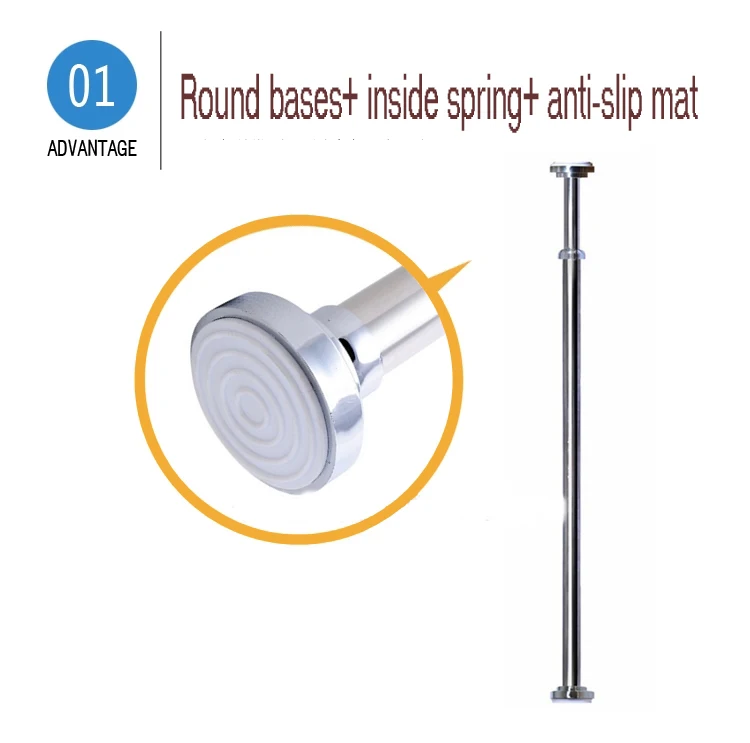 L Shaped Shower Curtain Rods,Telescopic Shower Curtain Rod,High Level