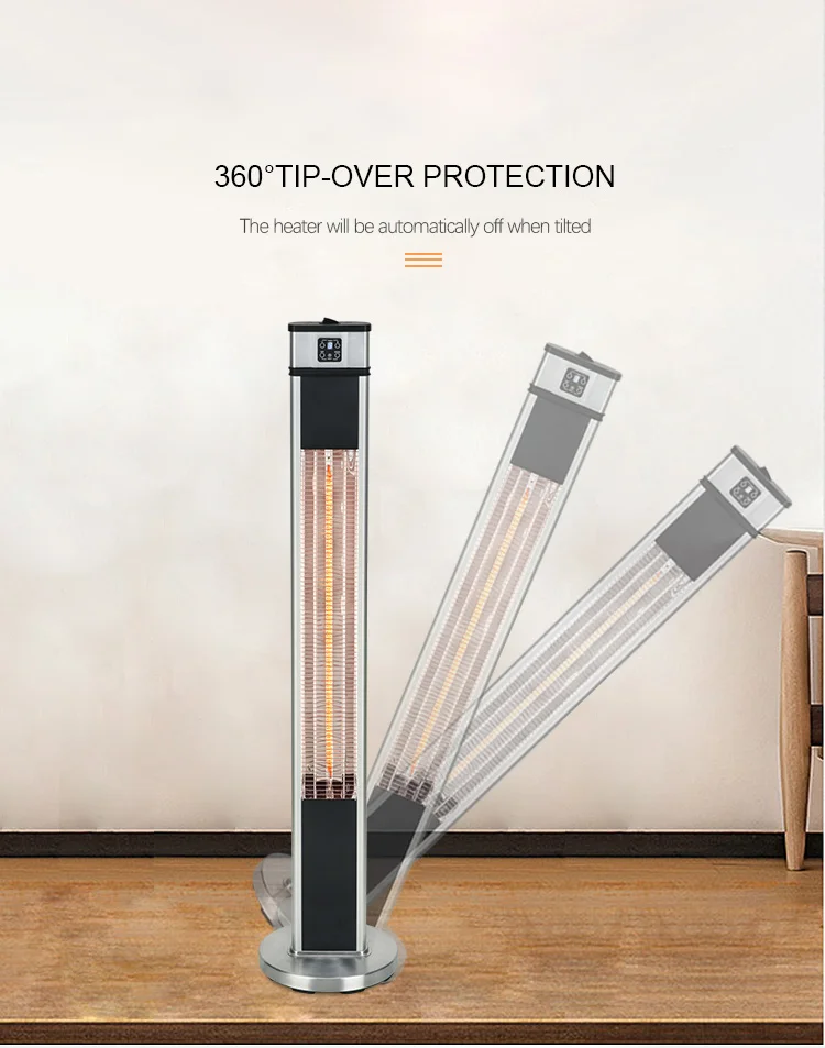 Scientec Black Or White 1600w Infrared Heater Electric Waterproof Patio