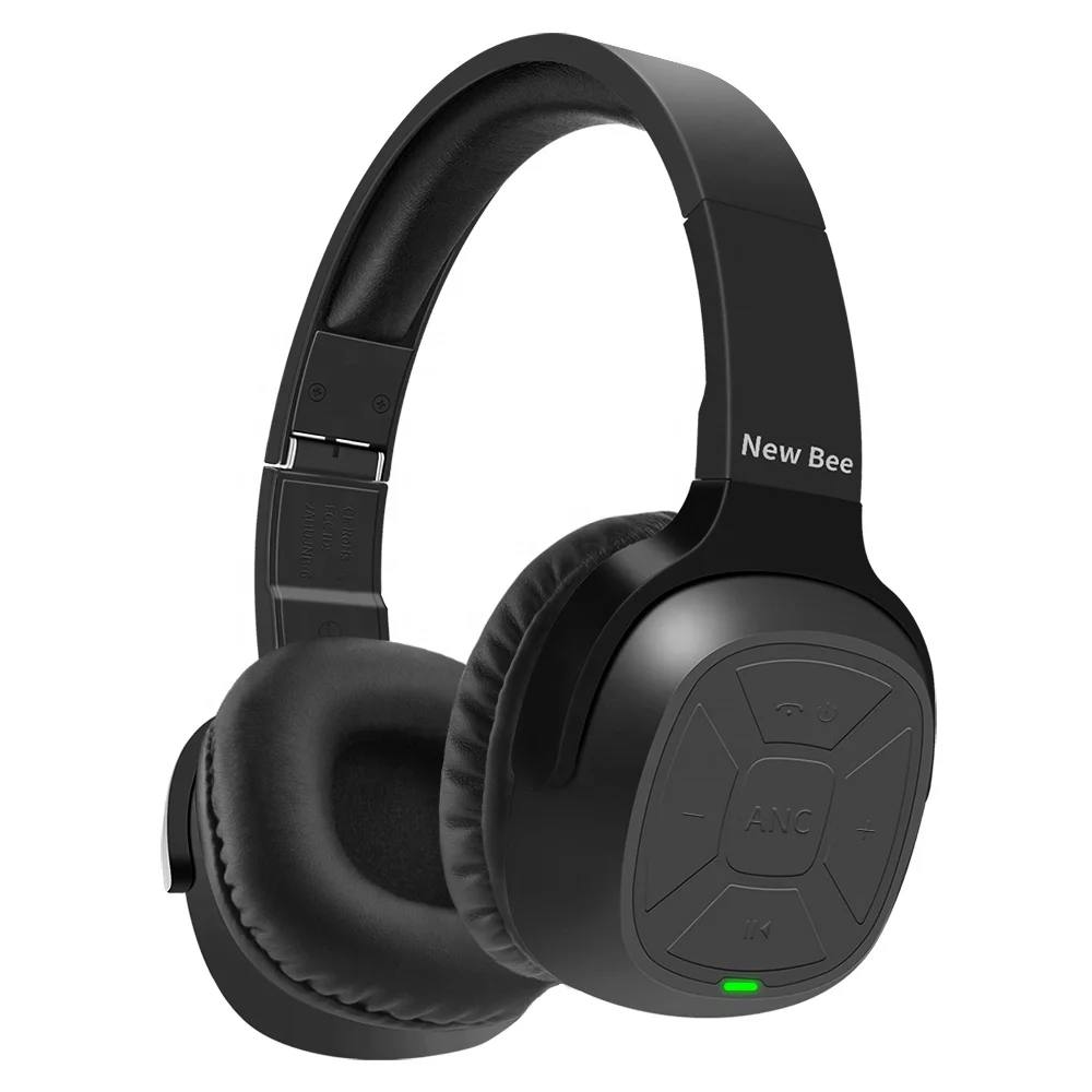 

Factory Price Noise Cancelling Bluetooth Headset Wireless Headphones, Black