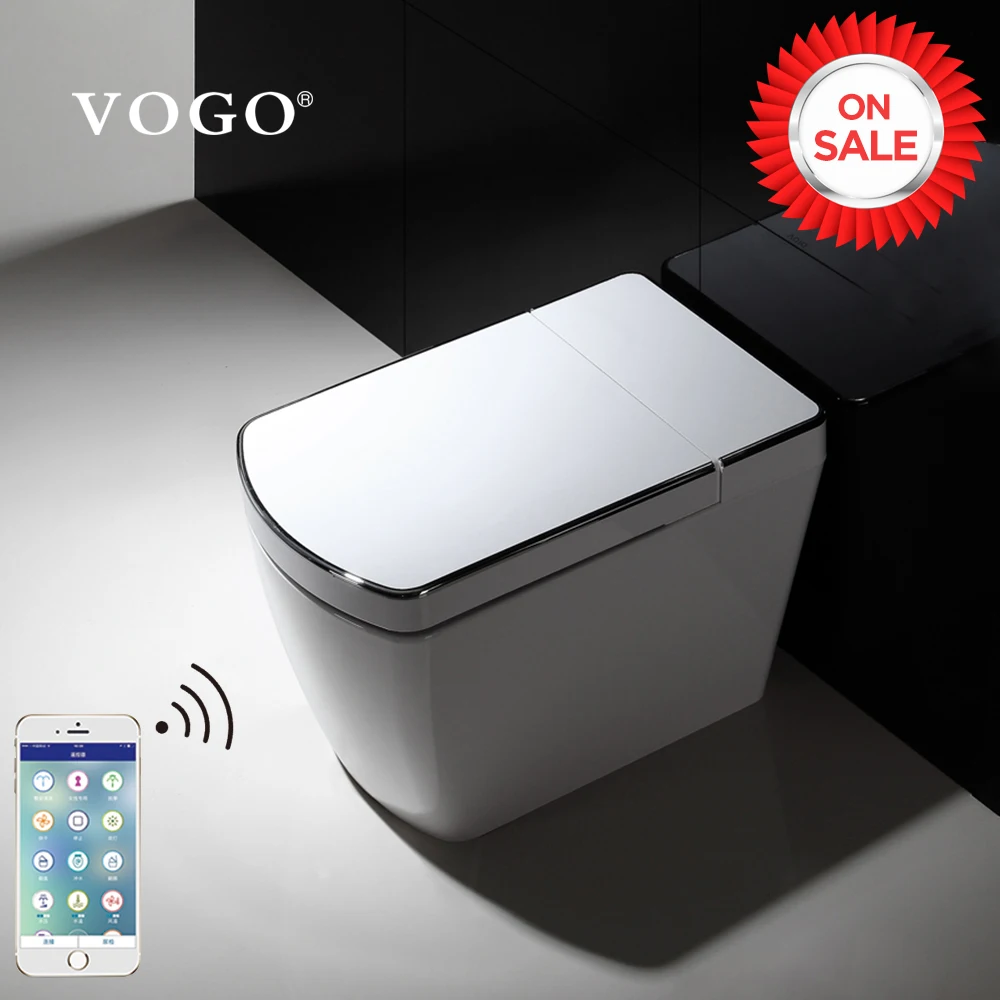 VOGO automatische sensor doorspoelen elektrische een stuk tankless intelligente smart wc