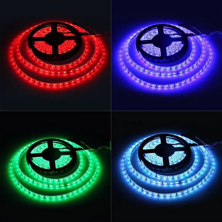 new Full Kit 5m 5050 RGB LED strip kit set blister packed complete 5050 rgb led strip set