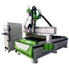 Panel furniture production line CNC Nesting machine ATC cnc processing center for wood door fine making with 9kw atc spindle