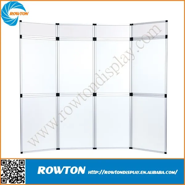 
Portable backdrop aluminum frame PVC board modular exhibition folding screen 