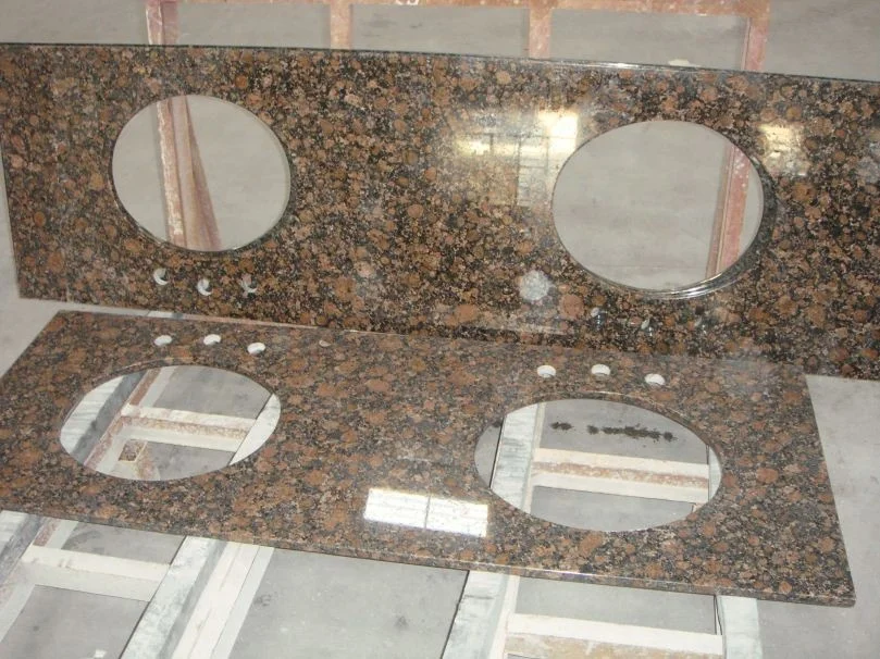 Professional Baltic Brown Granite Worktop Tile Backsplash Bathroom