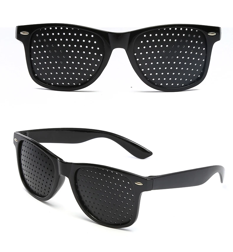 Anti Myopia Pinhole Glasses Pin Hole Sunglasses Exercise Eyesight Improve Healing Vision Care