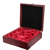 Harwoo custom antique red wooden diy 2 slots bottles storage box for gift input packing with logo