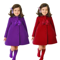 

Fashion designer children clothing baby wear winter cotton clothes warm dress coat XZ3003