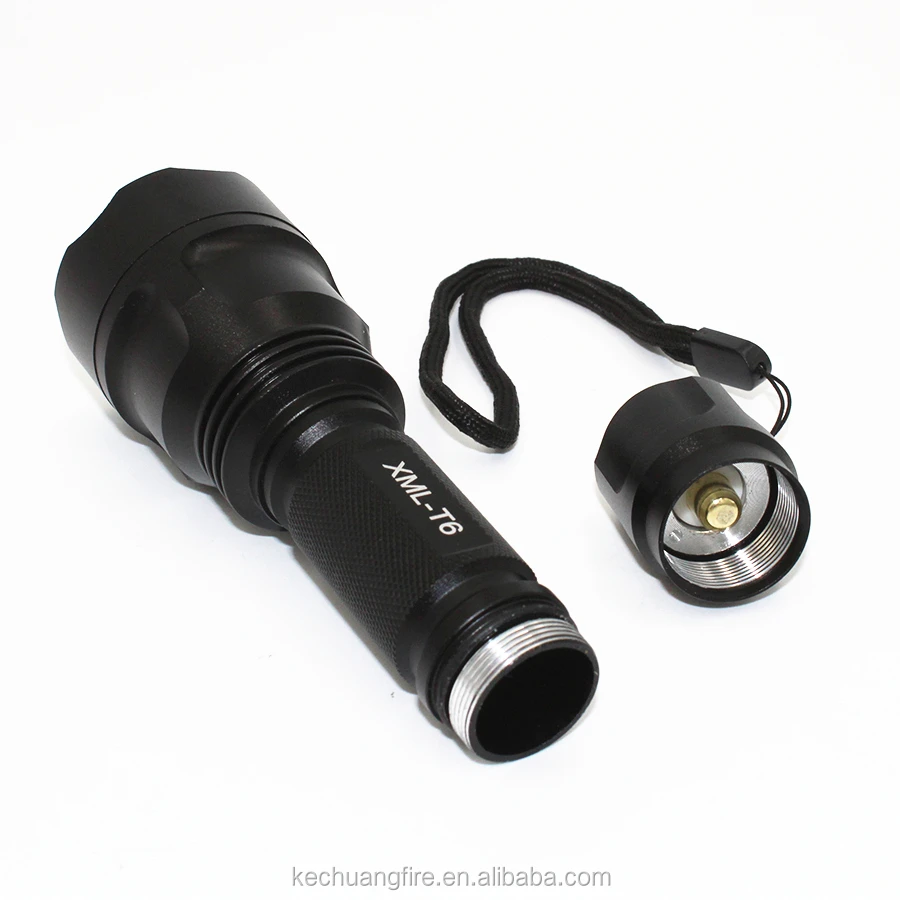 1000 Lumens Aluminium Tactical Xml T6 Flashlight Rechargeable 18650 ...