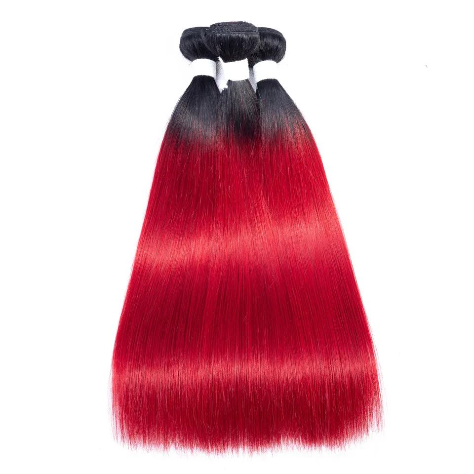 Hot Sale China Suppliers Raw Indian Hair 1b Red Straight Salon Hair