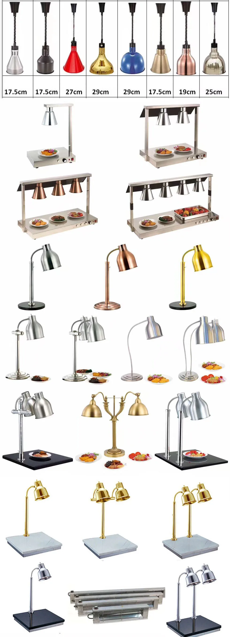 Philippines Sale Heating Lamp Carving Station Large Table Top