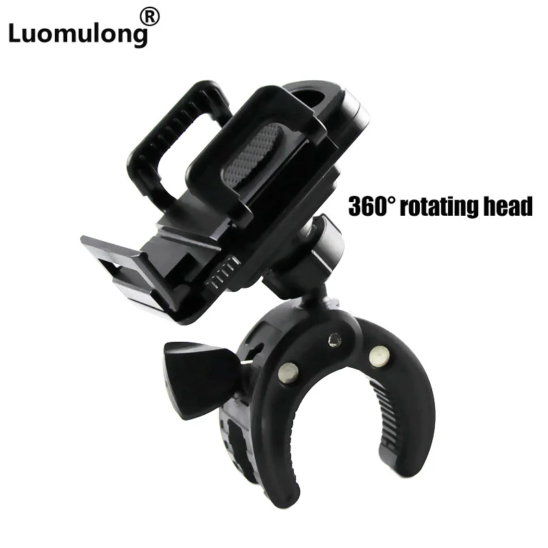 

Bicycle Cell Phone Mount Holder Universal Bike Mobile Phone Stand Motorcycle Phone Holder, Black