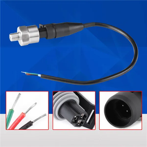 30PSI rosca 1//8 NPT Acero inoxidable Transductor de Presi/ón Sensor Remitente para Aceite Gas Agua