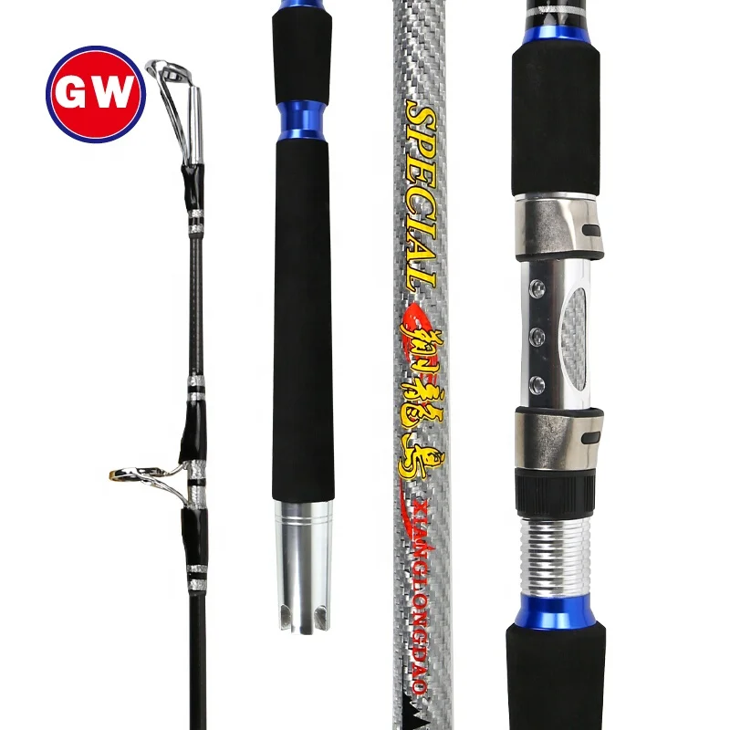 

XIANGLONGDAO Weihai cana de pesca 1.80m 1.95m 2.10m 3 section high quality raft rod travel spinning Boat fishing rod