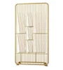Factory customized metal display stand baking paint display shelf shelves steel display cabinet for home shop