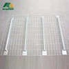 Quick and easy to install racking system for warehouse wire mesh decking panels